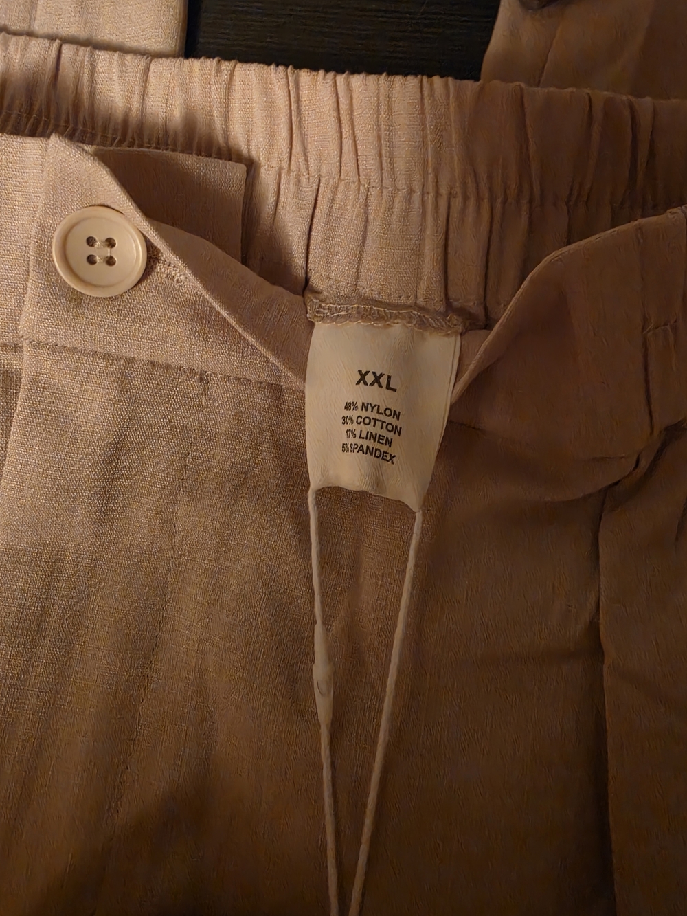 Relaxed Wide-Leg Pants in Light Taupe - Picture 2 of 3